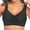 #1YANG--Black, variant on Womens Bras Comfortable Gather Soft Wireless Up Lingerie Everyday Sports Supportive Seamless Underwear for Women
