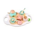 thumbnail image 3 of Juego de madera para fiesta de té, accesorios de cocina, creativo, juego de simulación, fiesta de té de princesa para niñas y niños, regalo de, 3 of 9