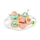 thumbnail image 3 of Juego de madera para fiesta de té, accesorios de cocina, creativo, juego de simulación, fiesta de té de princesa para niñas y niños, regalo de, 3 of 9