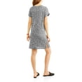 thumbnail image 2 of Mia Kaye T-Shirt Dress Women's Size L Gray Short Sleeve Sweater Knit, 2 of 2