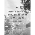 thumbnail image 2 of ArtsyQuotes 25x32 White Modern Wood Framed Museum Art Print Titled - Alexander Graham Bell Quote: Key to Success, 2 of 4