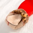 thumbnail image 5 of Kids Boys Girls Winter Warm Lined Leopard Print Non- Grip Socks, Soft Cozy Thick Thermal Indoor House Socks, Non-Thermal Home Slipper Shoes, 5 of 7