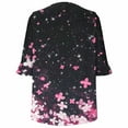 thumbnail image 5 of successthop Dressy Blouses for Women 3/4 Sleeves Clothes Lightweight V Neck Pullover Shirts Floral Trendy Tops, 5 of 6
