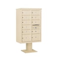 thumbnail image 3 of Salsbury Industries Pedestal Mounted 11 Units 12 Door Front Load 4C Horizontal Cluster Box Unit, 3 of 6