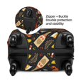 thumbnail image 4 of Lsque Seafood And Drinks Printed Luggage Cover, Travel Luggage Protector,Scratch and Dirt Resistant, Fits 18-32 Inch Luggage - Large, 4 of 9