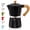 Black, variant on 2 Cup Aluminum Espresso Stovetop Moka Pot Express Coffee Maker Percolator Italian Classic Mocha Coffee Machine for Italian and Cuban Cafe Brewing for Home & Camping 100ml 3.3oz