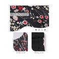 thumbnail image 6 of Girls Dress Black Floral Faux Layered Sleeveless Casual High Low Chiffon Vacation 12 Years, 6 of 7