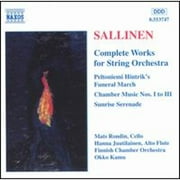 Pre-Owned Sallinen: Complete Works for String Orchestra (CD 0730099474726) by Hanna Juutilainen (flute), Mats Rondin (cello), Finnish Chamber Orchestra, Okko Kamu (conductor)