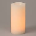 6Inch Tall BatteryOperated Bisque Wax Glow Wick® LED Candle with