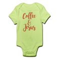 thumbnail image 1 of CafePress - Coffee And Jesus - Baby Light Bodysuit, 1 of 1