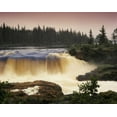 thumbnail image 2 of Grandmaison, Mike 14x12 Black Ornate Wood Framed with Double Matting Museum Art Print Titled - Canada, Manitoba, Pisew Falls, 2 of 4