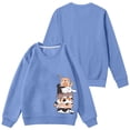 thumbnail image 3 of WOYY Cute Sweatshirt for Girls Casual Cartoon Cat Long Sleeve Pullover Top, Sizes 1-14, 3 of 5