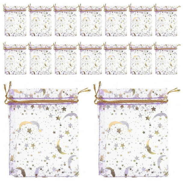 Mesh Gift Bags 50Pcs Multi Event-Ready Bracelet Packaging Jewelry Pouches for Storage