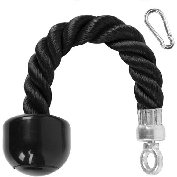 Sports Triceps Rope Triceps Strength Training Nylon Non-Slip Handles for Back, Biceps, Triceps, Gym or Home