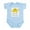 Sky Blue, variant on CafePress - Little Laddu Body Suit - Baby Light Bodysuit, Size Newborn - 24 Months