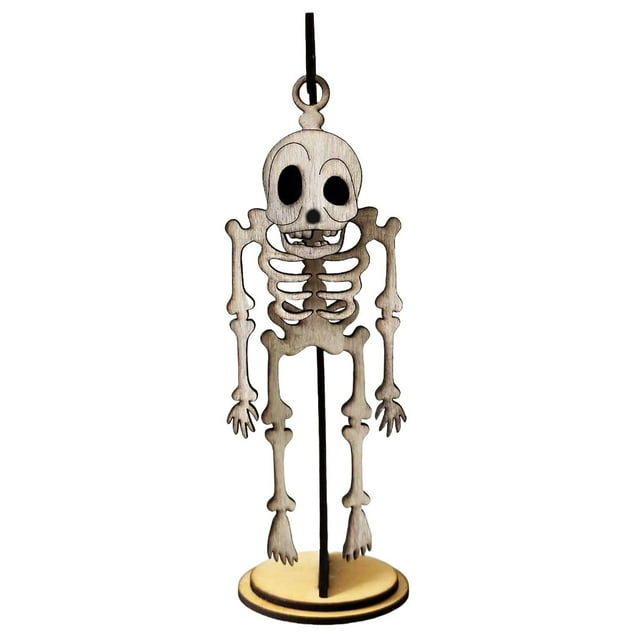 On Swing 3D Cut/Cute Halloween Decor/ Halloween Wood Craft/ for/for Glowforge