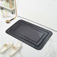 thumbnail image 7 of Yokan Bathroom Rugs Set of 2, Non-Slip Bath Mat & Towel Rack, Absorbent Bathroom Decor, Polyester Fiber Bathroom Carpet for Bathroom Organizer, Soft Floor Mat for Bathroom, 40x60cm, 7 of 7