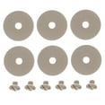 thumbnail image 5 of WASHWEPE 1 Set Flute Fastening Screws Stainless Steel Silver 1.00X1.00X0.20In For Flutists, 5 of 8