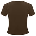 thumbnail image 6 of Kingdiese Womens Fashion Slim Fit Basic Short Sleeve T Shirt Casual Tee Top For Daily Wear Casual Summer Shirts, Size S, 6 of 6