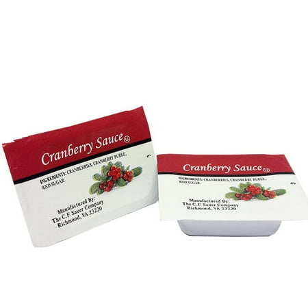 (Price/Case)Sauer 06380 Sauce Cranberry Cup 200-12