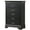 Black, variant on Passion Furniture Louis Phillipe Oak 5 Drawer Chest of Drawers (33 in L. X 18 in W. X 48 in H.)