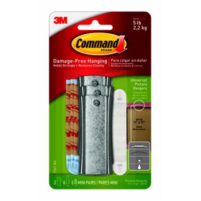 Command Picture Hangers Hooks, Pack of 3