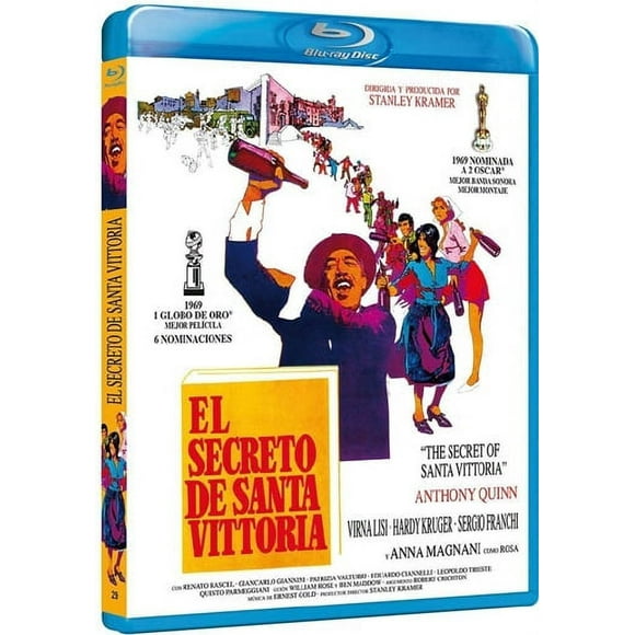 The Secret of Santa Vittoria (1969) [ Blu-Ray, Reg.A/B/C Import - Spain ]