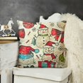 thumbnail image 2 of SHANXI Christmas Throw Pillow Cover ,Socks Gift Hat Xmas Festive Throw Pillowcase, Merry Christmas Cushion Cover Sofa Bed Cover Decor 18x18in, 2 of 5