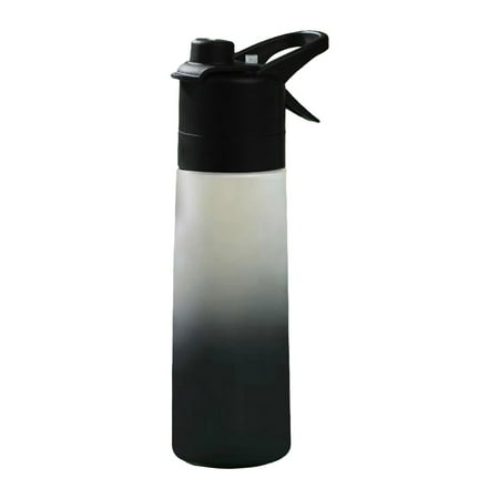 

Linxiam Glass&Bottle 700ml Outdoor Sports Water Bottle with Frosted Spray Function Long Lasting Heat Preservation and No Water Leakage Portable and Convenient Suitable for Sports Travel And Black A