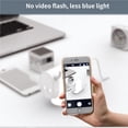 thumbnail image 2 of Wosthever Luz de noche de pantorrilla, lámpara LED de escritorio con Control remoto, lámpara táctil recargable, luz de noche de brillo ajustable con 3 Iluminación y accesorios Blanco Wosthever HA026992-02, 2 of 6