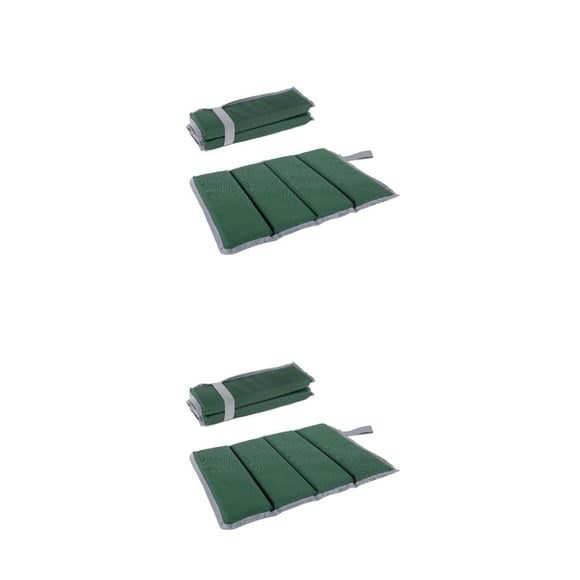 Colchoneta para sentarse Advancent para acampar impermeable plegable color Negro