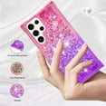 thumbnail image 2 of Comepatible with Samsung S23 Ultra Case Glitter Sparkle Gold, Luxury Phone Case for Samsung Galaxy S23 Ultra Case Silicone Shiny Bumper Protective Case Anti-Scratch Cover (Pink-Purple), 2 of 14
