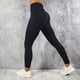 thumbnail image 5 of Leggings de Yoga Nikou Cintura Alta Con Realce de Glúteos y Bolsillos Laterales Negro XL, 5 of 12