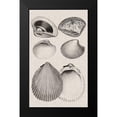 thumbnail image 2 of Vision Studio 10x14 Black Modern Framed Museum Art Print Titled - Charcoal and Linen Shells IX, 2 of 5