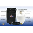 thumbnail image 3 of Flame King Gas Hauler Kit, Insulated Protective Carry Case for 5LB Propane Tank, Adapter Hose for Camping, Outdoor Adventures, Universal, 3 of 11