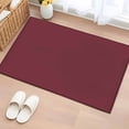thumbnail image 2 of Red Solid Color Area Rugs Collection 2'x3', Aesthetics Contemporary Luxury Non Slip Indoor Rectangle Throw Runner Rug Floor Mat Carpet for Living Room Dining Table Bedroom Nursery, 2 of 9