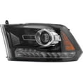 thumbnail image 2 of Brock Headlight for 2013-2014 1500 Projector Type Black Bezel w/o RAM Text Left 68093221AD, 2 of 9