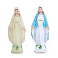 thumbnail image 4 of Figura de la Santísima Virgen María Personaje Escultura Estatua Decoración 10cm Bendita 15cm Luminoso, 4 of 9