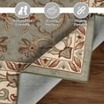 thumbnail image 3 of Superior Heritage Oriental Floral Indoor Area Rug, 10' x 14', Green, 3 of 10