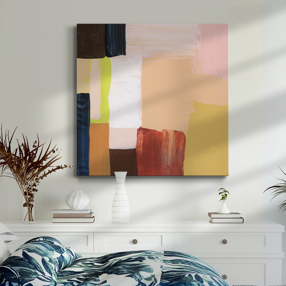 Wexford Home Custom Hourglass I-Premium Gallery Wrapped Canvas, 24" x 24" - Ready to Hang