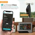 thumbnail image 3 of La Crosse Technology Wi-Fi Professional Digital Color Wind and Weather Center with Remote Monitoring, V23-WTH, 3 of 8