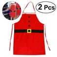 thumbnail image 1 of 2pcs Kids Christmas Aprons Children Decorative Apron for Kitchen, 1 of 8