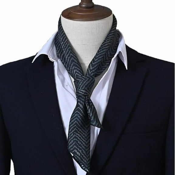 Men 100 Silk Square Scarf 26"x26" Neck Scarves Wrap Business Casual Breathable Lightweight Paisley