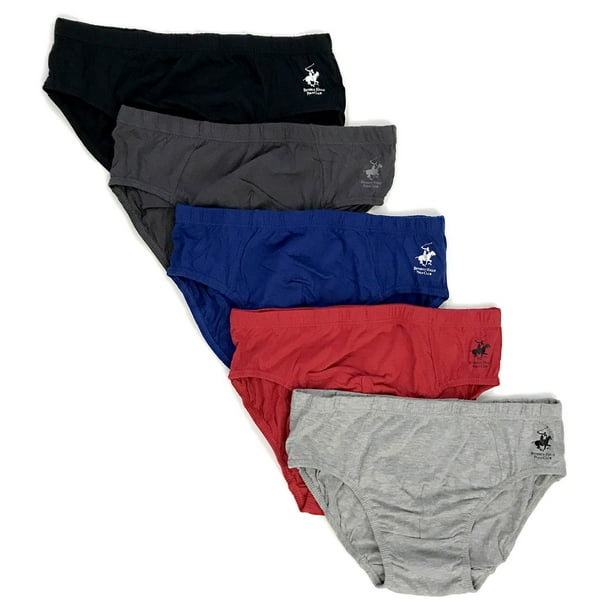 Calzoncillos Beverly Hills Polo Club de tiro bajo, paquete de 5 para hombre