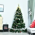 thumbnail image 2 of 6ft Christmas Tree Unlit Artificial Spruce Full Tree with Metal Stand, 2 of 10