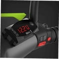 thumbnail image 3 of 1pc 12V Motorcycle Digital Clock Voltmeter Thermometer Motorcycle Refit Accessory 3 in 1 Electronic Meter for Motorcycle, High Precision Red, 3 of 5