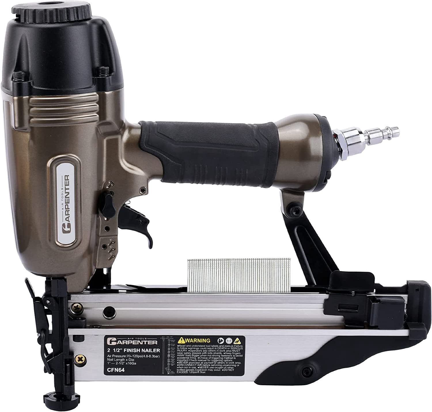 Carpenter Air Tools  16 Gauge 2 1/2 inch Pneumatic Straight Finish Nailer