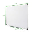 Mind Reader Wall Mount Dry Erase Whiteboard, 36" x 48", White