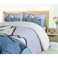 thumbnail image 5 of Ambesonne Ice Berg Duvet Cover Sets, Ice Below and Above Water, 2-Queen, Ceil Blue Azure Blue, 5 of 7