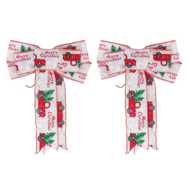 Arbre Topper Arc, 2 Pcs Arbre de Noël Arbre d'Arc de Noël Arbre d'Arc Topper Arbre d'Arc Design Rationalisé
